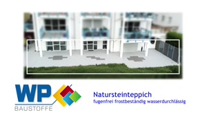 Natursteinteppich fugenfrei